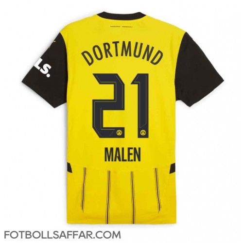 Borussia Dortmund Donyell Malen #21 Hemmatröja 2024-25 Kortärmad